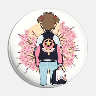 Sakura Magical Girl Pin