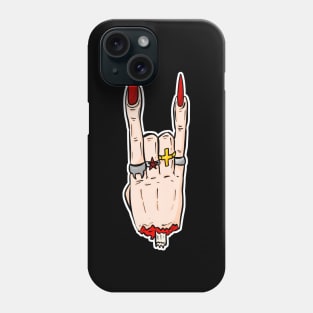 Goth FIngers - Evil Snail Sign Phone Case