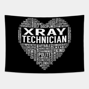 Xray Technician Heart Tapestry