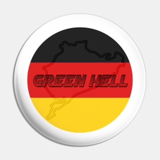 Nurburgring Nordschleife German Race Track - Famous Circuit Green Hell Pin