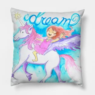 Dream Unicorn Pegasus Pillow