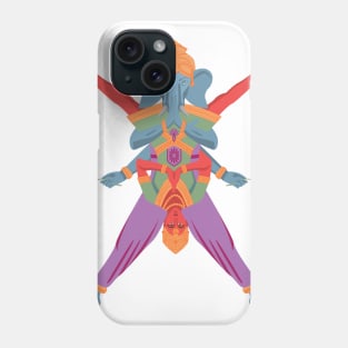 Hindu God and Goddess Acro yoga Phone Case