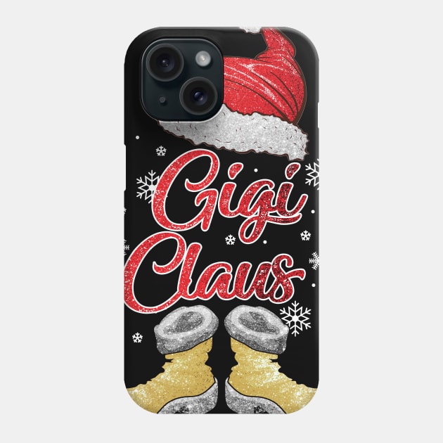 Santa Gigi Claus Merry Christmas Matching Family Group Phone Case by Terryeare