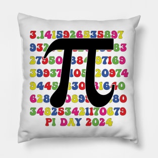 pi day 2024 Pillow