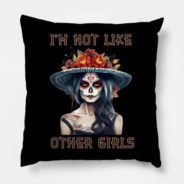 I am not like other girls Pillow by SaSz_Art