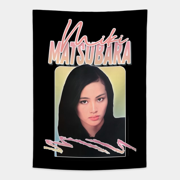 Miki Matsubara / Retro 80s Fan Art Design Tapestry by DankFutura