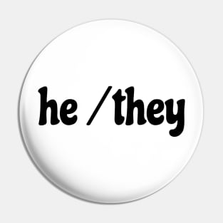 he/they pronouns awareness Pin