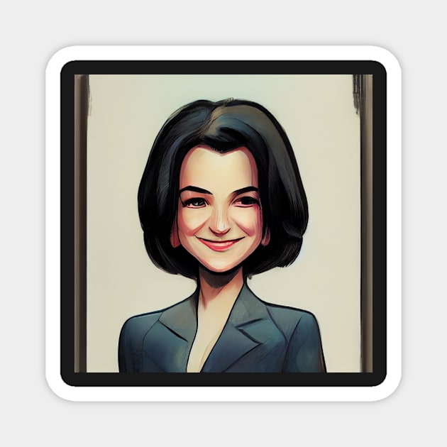 Sheryl Sandberg | Comics Style Magnet by ComicsFactory