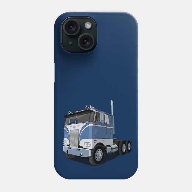 Peterbilt 352 Cabover Truck Phone Case by candcretro