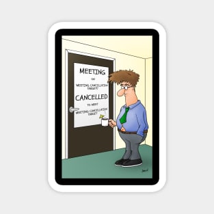 Office Bob - Meeting Cancelled Magnet