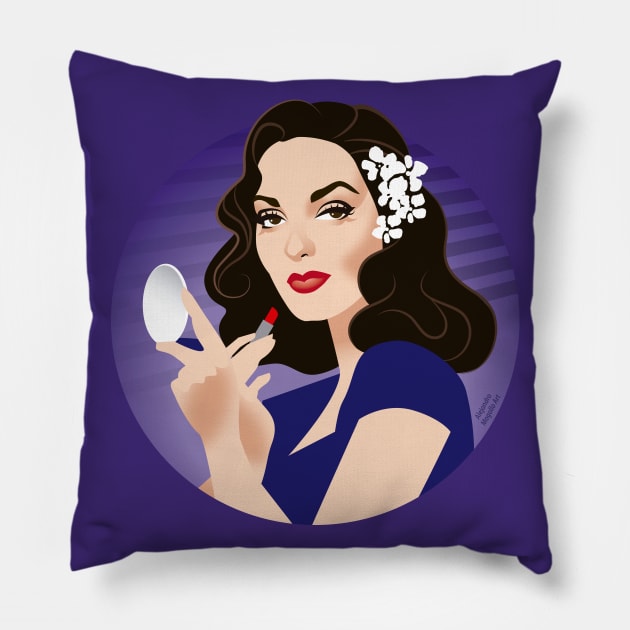 Linda Pillow by AlejandroMogolloArt