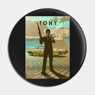 Tony Montana - CadillacEldorado - Car Legends Pin