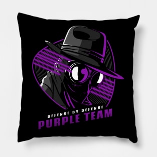 Purple Team | Hacker Design Pillow