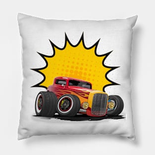 Hot Rod Coupe Pillow