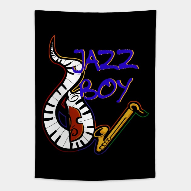 Jazz boy Tapestry by KubikoBakhar