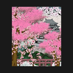Sakura Japanese Art Japan Culture Cherry Blossom T-Shirt