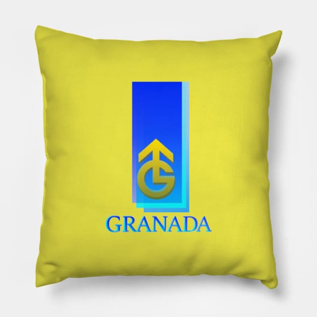 Granada TV Logo Pillow by midel