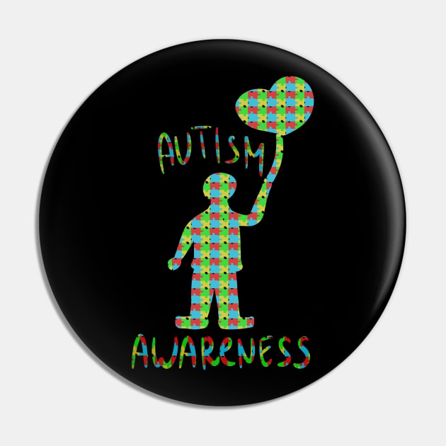 Autism awareness Pin by Antiope