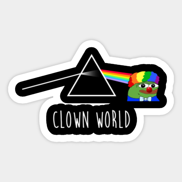 Pink Floyd - The Metaphysics of Clown World - Honkler - 2 - Pink Floyd - Sticker