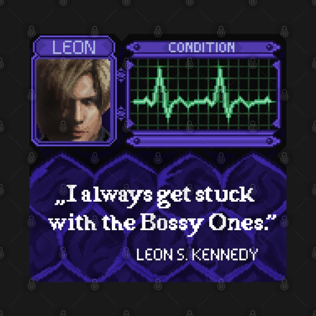 Leon Kennedy Pixel Art by AlleenasPixels