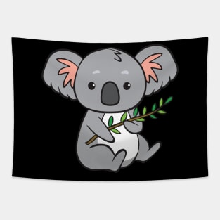 Koala - with eucalyptus Tapestry