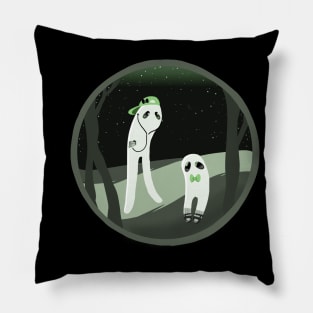 Modern Cryptids: Fashionable Nightwalkers Pillow