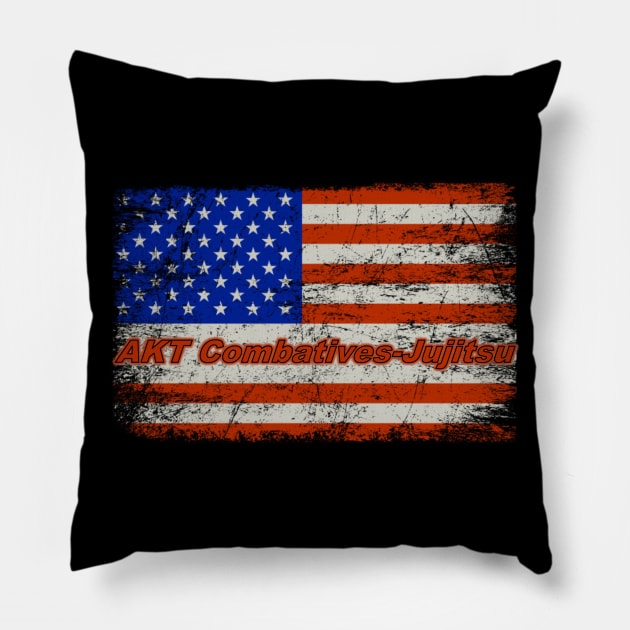 American Flag AKT Combatives Jujitsu Pillow by AKTionGear