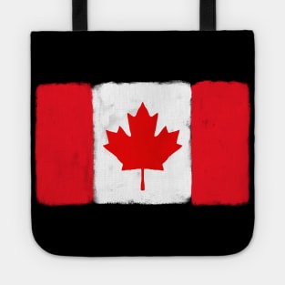 Canada Grunge Flag Tote