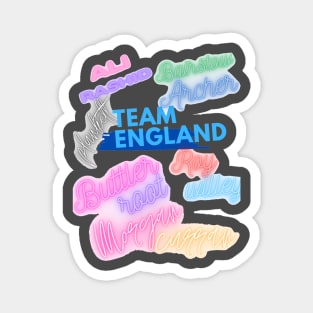 Team England Cricket Magnet