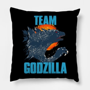 Godzilla vs Kong - Official Team Godzilla Blue Pillow