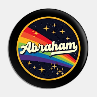 Abraham // Rainbow In Space Vintage Style Pin