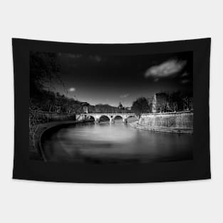 River Tiber and St Peters Basilica Vatican Tapestry