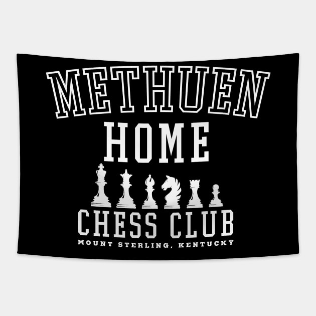 Metheun Chess Club Tapestry by MindsparkCreative