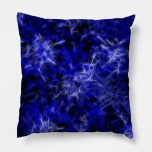 Blue Inspired 283 by Kristalin Davis Pillow