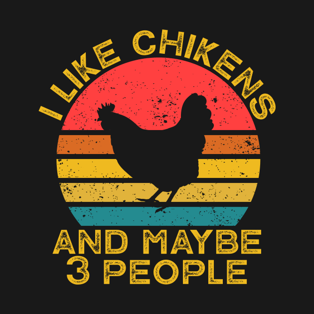 I like chickens and maybe 3 people by Wakzs3Arts