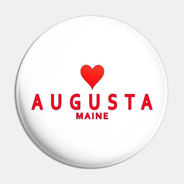 Augusta Maine Pin by SeattleDesignCompany