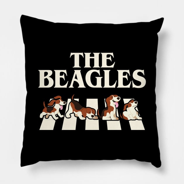 The Beagles Funny Gag Pillow by TabbyDesigns