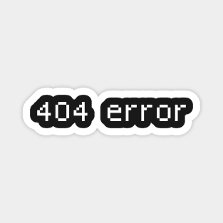 404 Error – Vaporwave Aesthetic Magnet