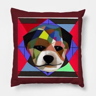 Puppy Art #2 Pillow