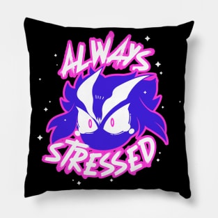 Always Stressed dark ver. Pillow