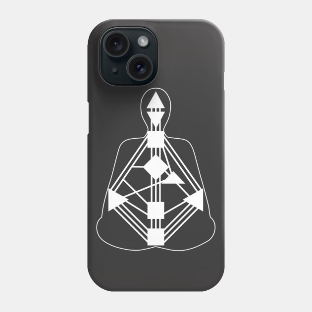 White body graph Phone Case by aleksandrakrylova