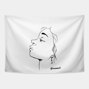 Side Profile Tapestry