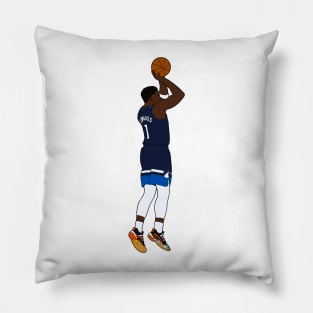 Anthony Edwards Jumpshot Minimal Pillow