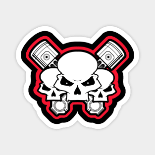 Badass Skull Squad Magnet