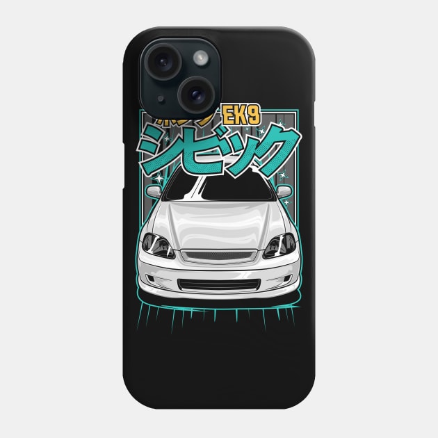 Civic EK9 Type R Phone Case by idrdesign