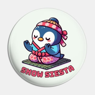 Penguin Yoga instructor Pin