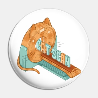 CAT - scanner isometric illustration Pin