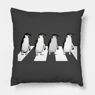 Abbey Road Penguins Pillow