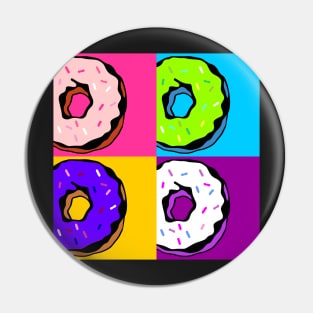 Donut Pop Art Pin