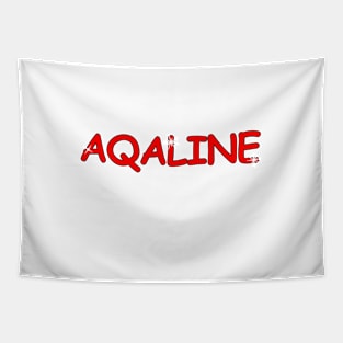 Aqaline name. Personalized gift for birthday your friend. Tapestry